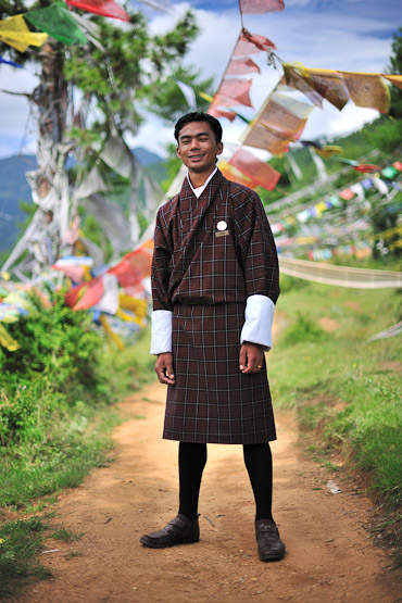 Thimpu - Tashi, our personal guide for the trip