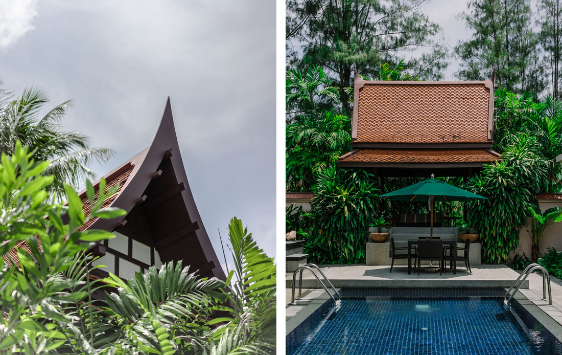 Inside a villa at Banyan Tree Phuket