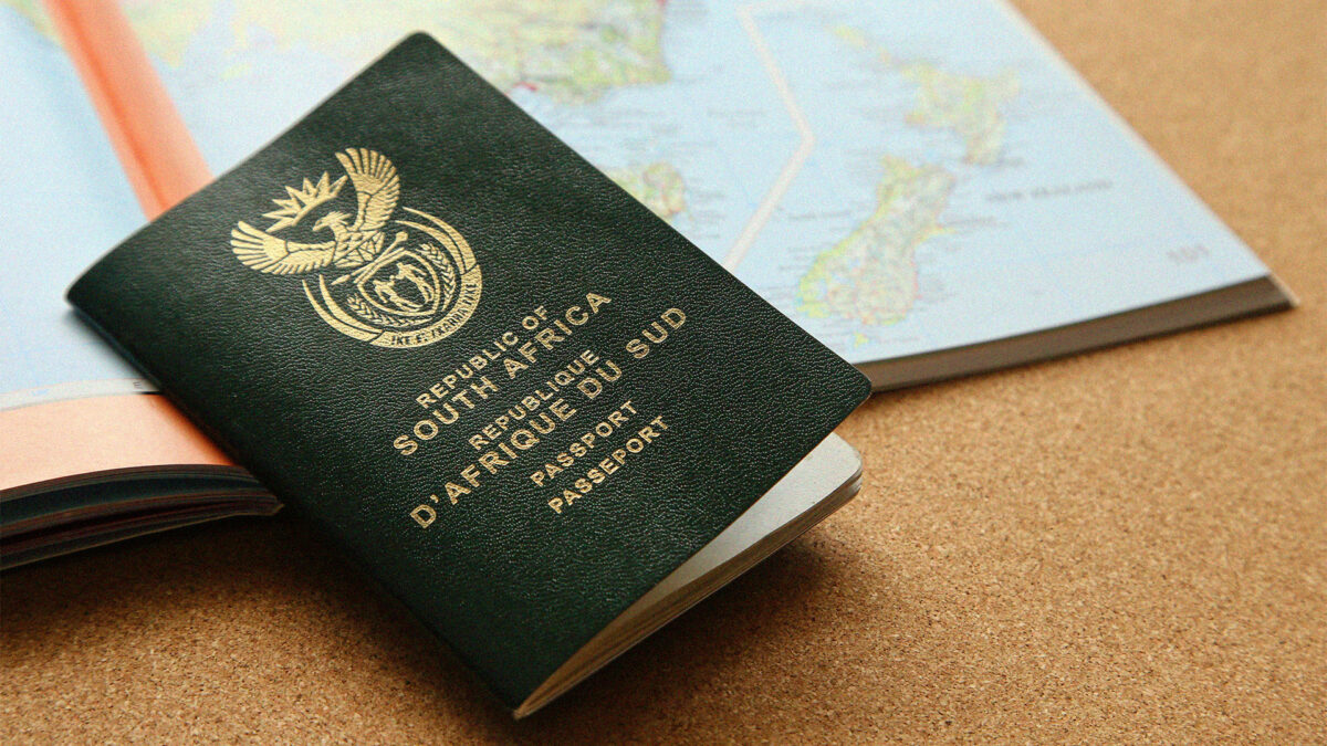 Lost South African Passport